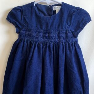 Ralph Lauren smocked cord dress